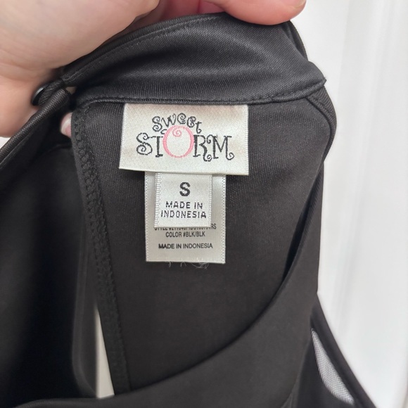 Sweet Storm Black Geometric Mini Dress - Picture 5 of 10